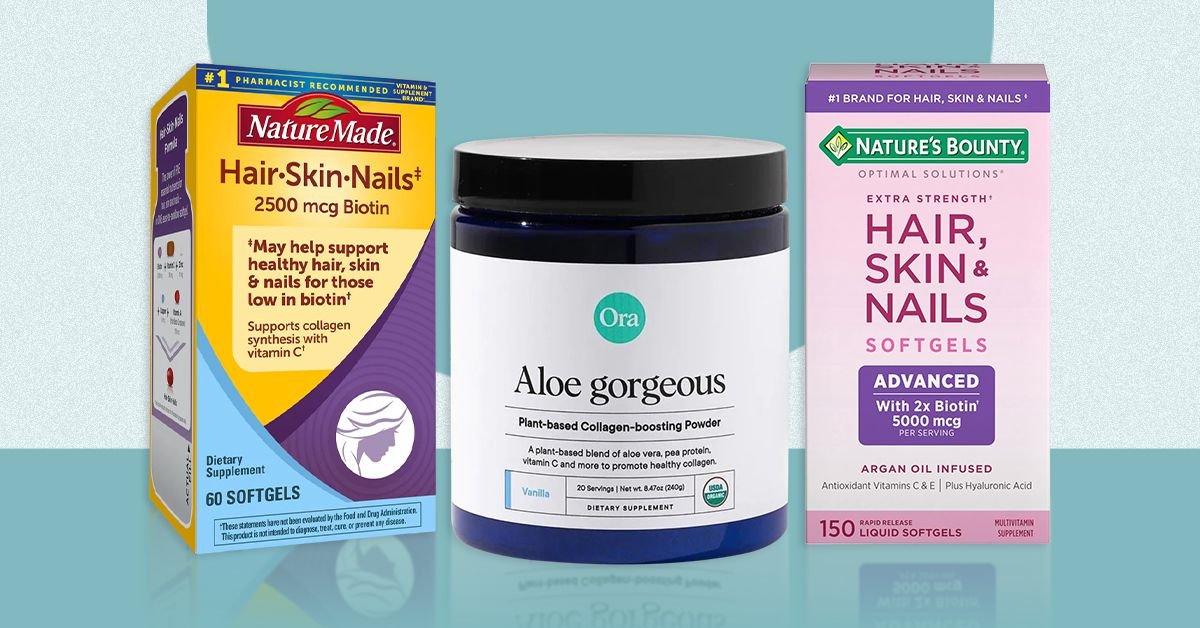 7 Best Vitamins for Healthy Hair, Skin, and Nails of 2024