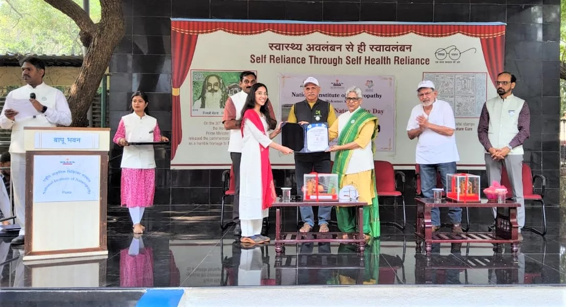 Celebrating 6th Naturopathy Day at NIN Pune