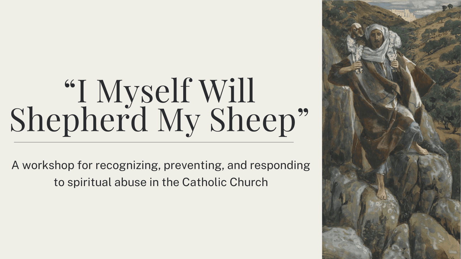 “I Sheep Myself” Emotional Abuse Workshop