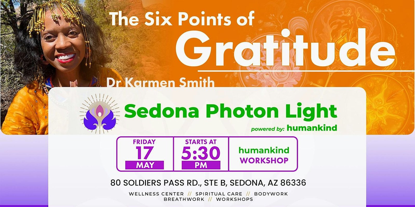Gratitude Workshop with Dr. Carmen Smith