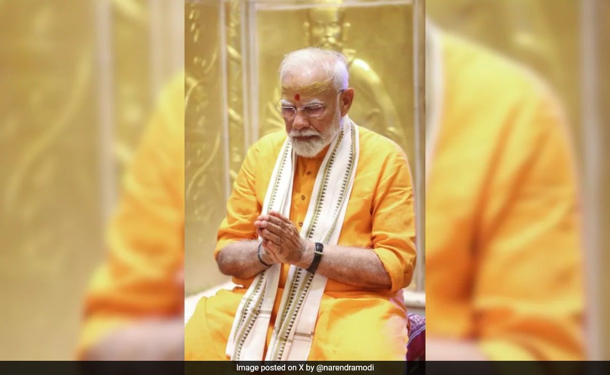 PM Modi meditates at Swami Vivekananda’s spot in Kanniyakumari