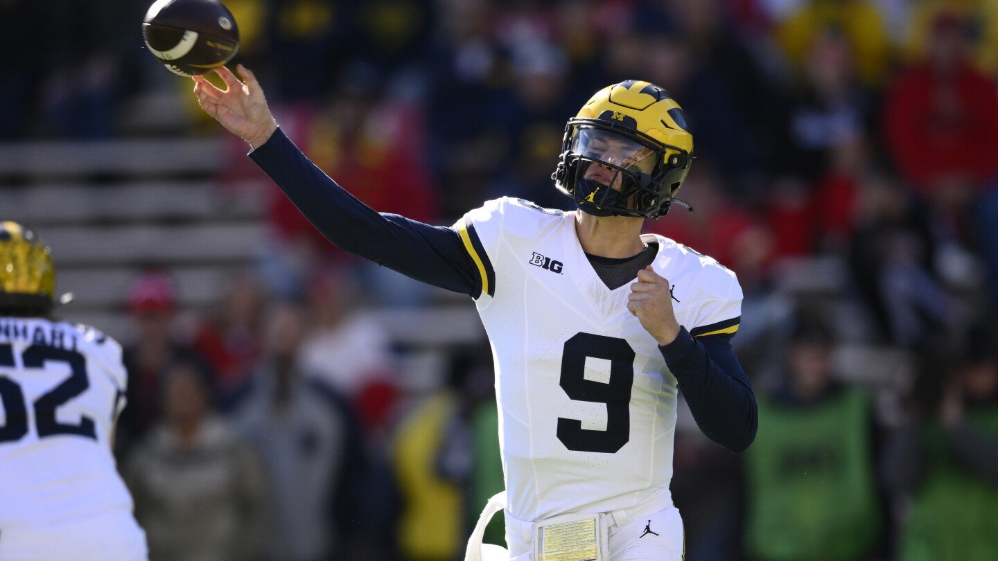 JJ McCarthy’s meditation habit helps keep his mind clear to lead No. 3 Michigan vs. No. 2 Ohio State