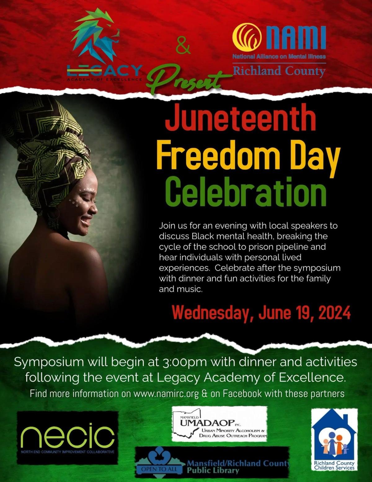 Black Mental Health & Wellness Symposium June 19, Mansfield