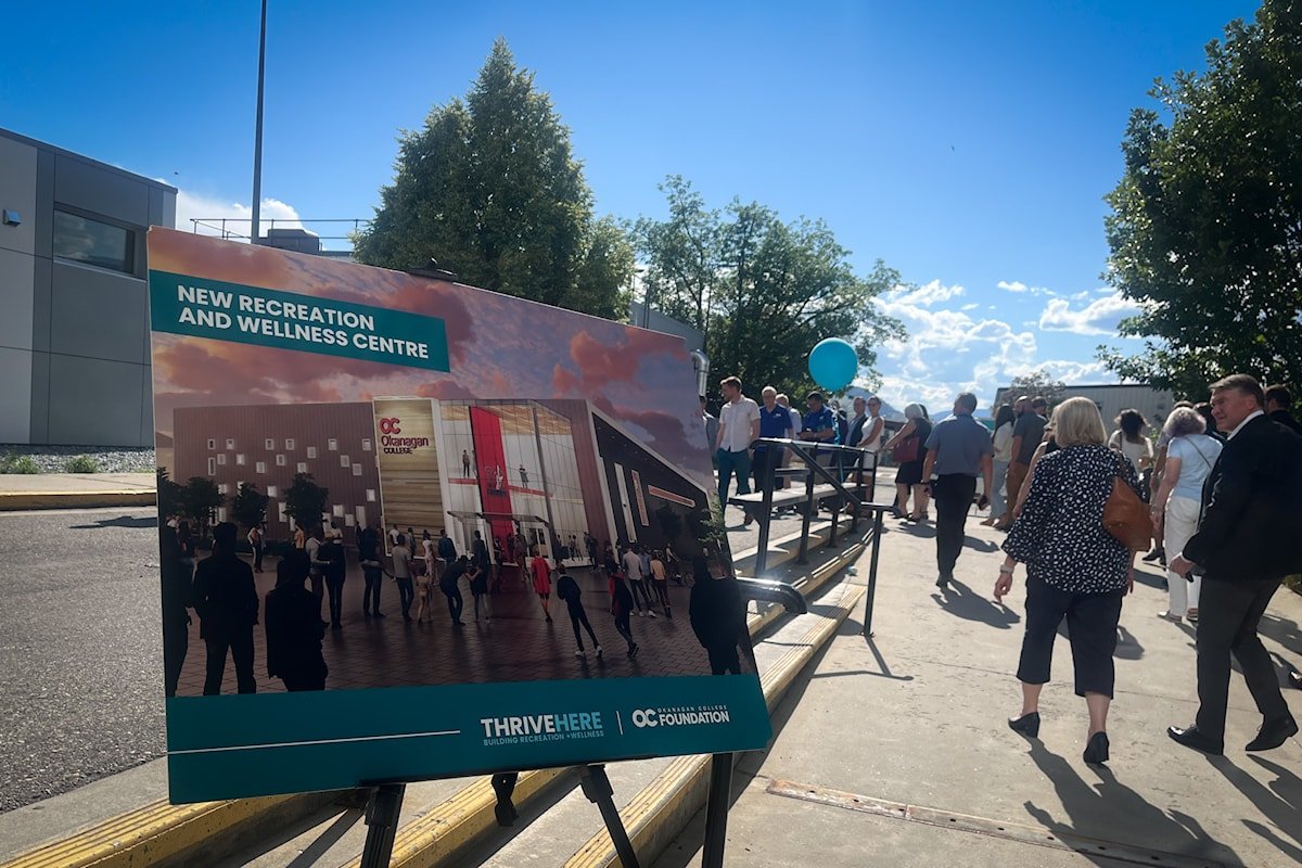Okanagan College Recreation & Wellness Centre is one step closer