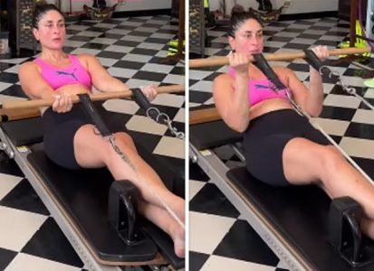 Kareena Kapoor Khan Dedicates Friday to Pilates Session, Watch Video : Bollywood News