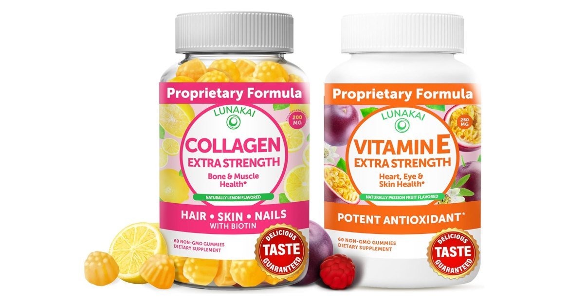 This Collagen and Vitamin E Supplement Duo Set is just $48