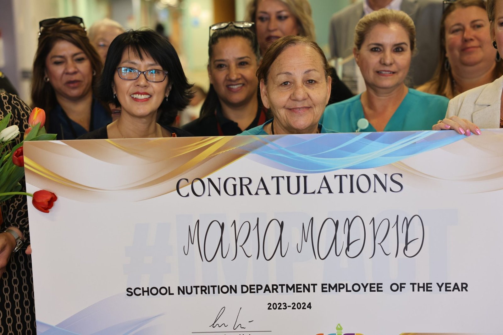 School nutritionist employee of the year recognized