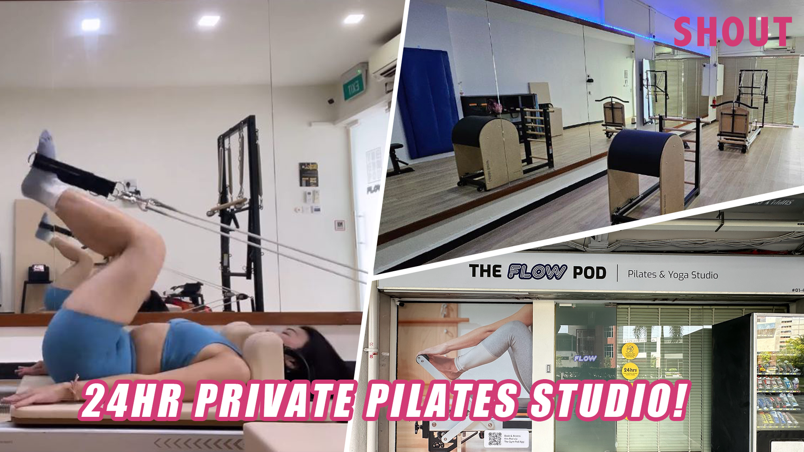 New 24-hour private Pilates & Yoga “pods” with luxurious amenities are available for just $7.50 per session.
