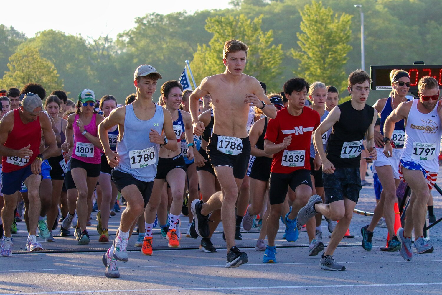 Freedom Run raises scholarships for youth at Wellness Center