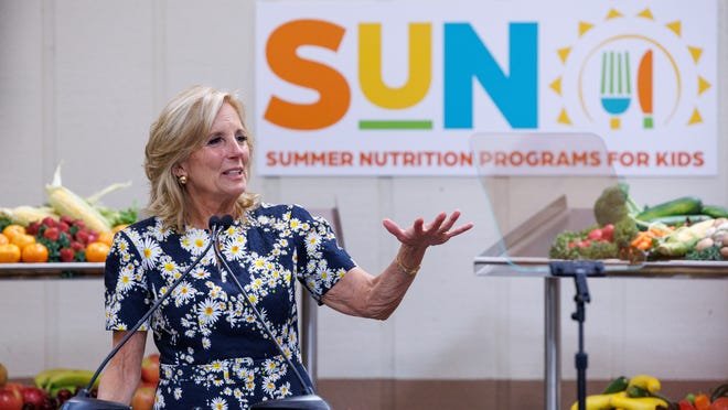 Jill Biden introduces summer nutrition program in West Michigan
